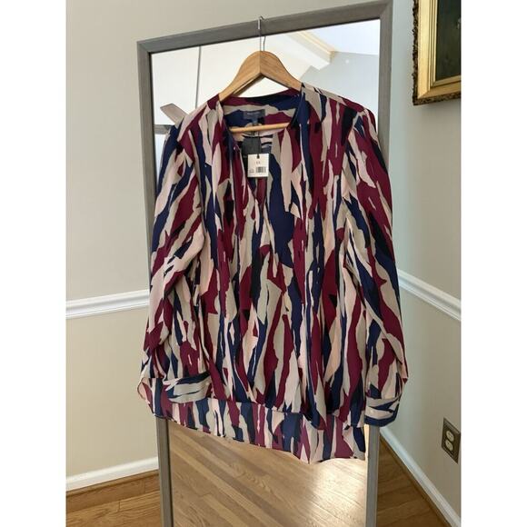 Madison Multicolor Curvy Blouse - Size 2X NWT retail 73 - Picture 1 of 3